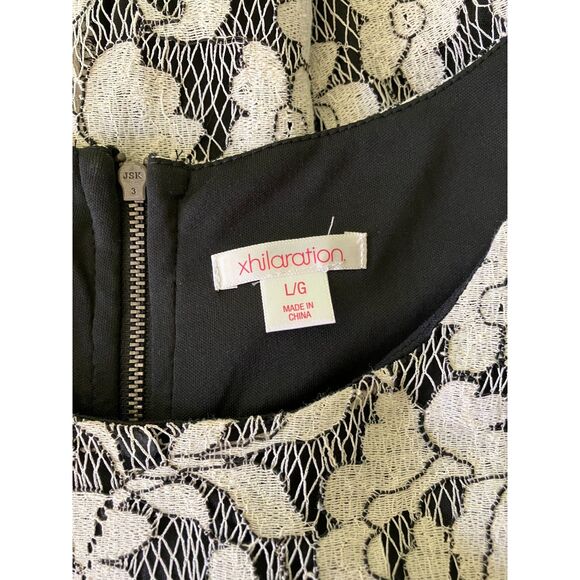 Xhilaration sleeveless lace party mini dress - Picture 3 of 10